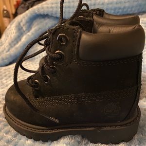 Black Nubuck Timberlands